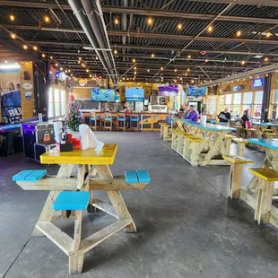 Ground floor and bar