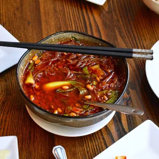 Sichuan Hot & Sour Glass Noodles