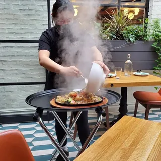 Sizzling Wonton Platter