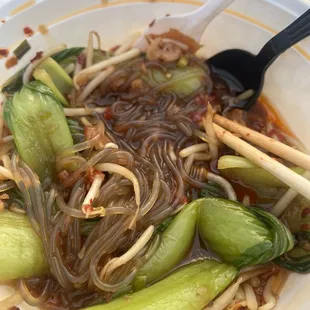 Spicy Sour glass noodles