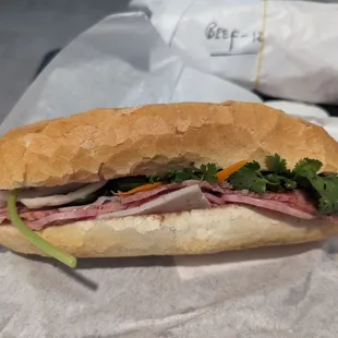 Pho Bahn Mi Sandwich