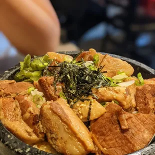 Ton meshi, pork belly