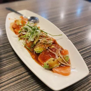 Salmon Avocado Carpaccio