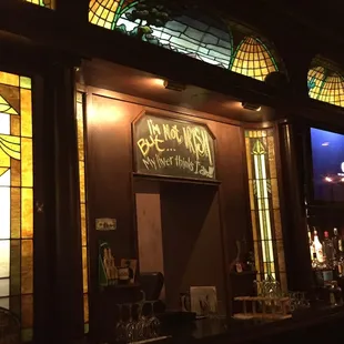 stained glass windows