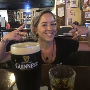 Ashley is the best bartender in the area!