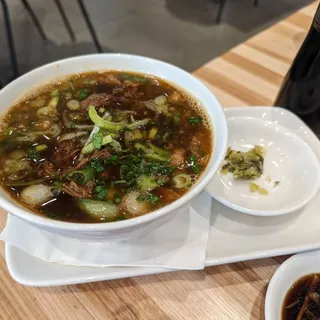spicy oxtail noodle soup