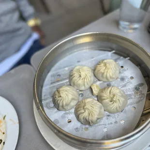 pork &amp; shrimp xiao long bao
