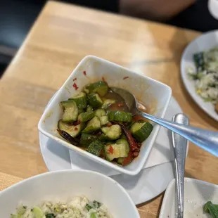 Spicy Pickled Cucumber