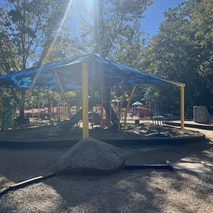 Covered areas out of the sun!