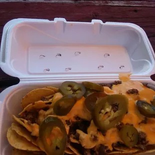 Nachos...nothing exciting and wayyy too salty for me