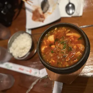 Seafood Spicy Soft Tofu Soup
