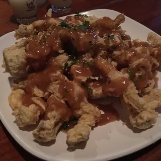 Chicken Strips with Peanut Sauce