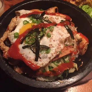 Stone Bowl Bibimbap with Tofu