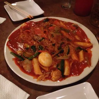 Spicy Korean Chewy Noodles