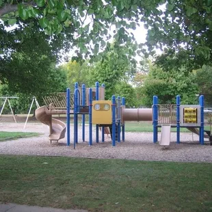 Swingset and playground