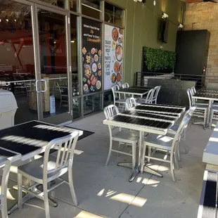 Outdoor seating