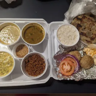 Thali- Dal bati churma