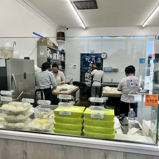 interior, sushi and sashimi