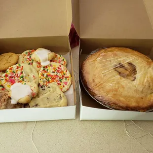 Cookies and apple pie