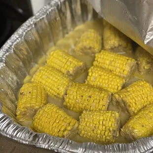 Sweet corn on the cob