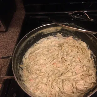 Shrimp Alfredo