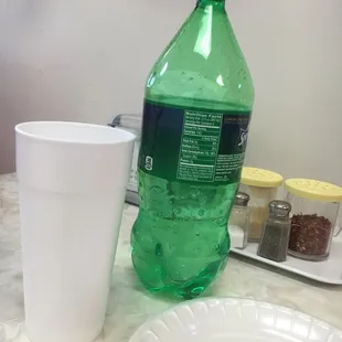 If you get a 2 liter, they&apos;ll give you an ice cup.
