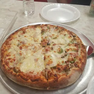pizza, food