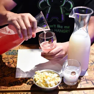 Cocktail Soju (Strawberry and Yogurt)