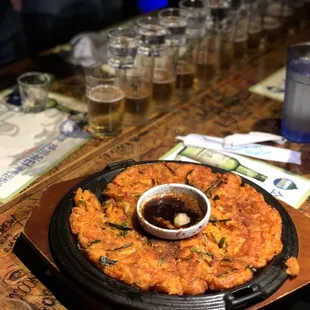 Kimchi pancake