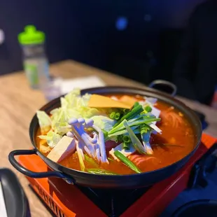 Spicy Army Soup Meal