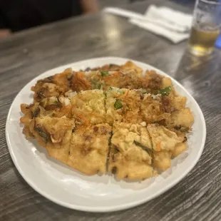 Seafood Pancake Plate