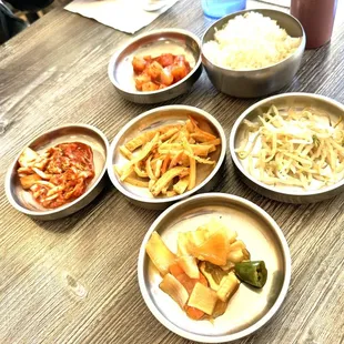 Freshly-made banchan.