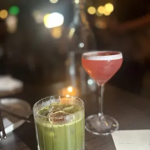 Soju infused cocktails! Well well balanced!