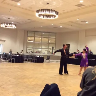 2015 Denver Dance Jam. Pro/Am Dance Competition. Dancing the Rumba.