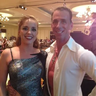 Meet the owner, Brad Ackerman (right), dance instructor