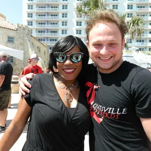 TT with Miss Sheryl right after she claimed her 19th title as the coach of the UofL Ladybirds!