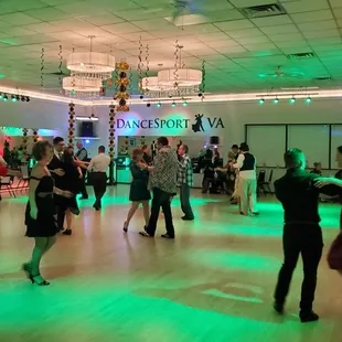 Friday night social dances in our Main Ballroom