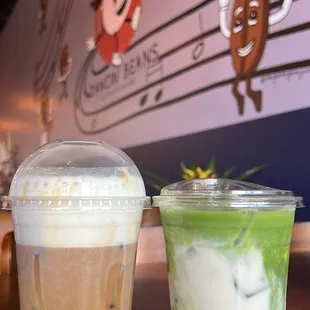 Matcha latte &amp; specialty latte