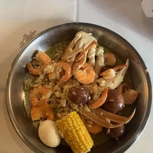 Seafood boil.