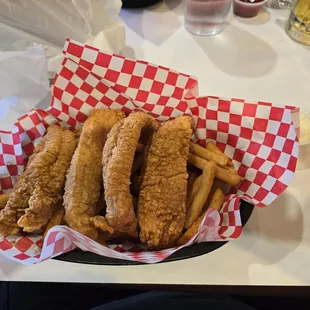 Catfish and fries