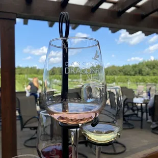 Complimentary glass with each flight