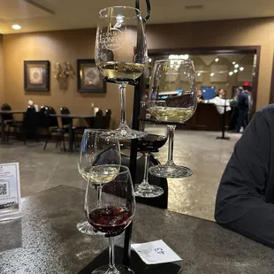 Sweet flight of wine