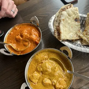 Kadaiwala and  Tikka masala