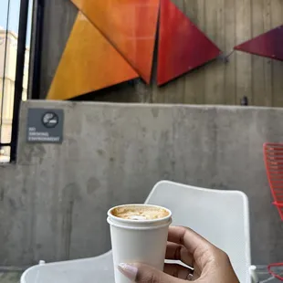 Prison decor and a macchiato