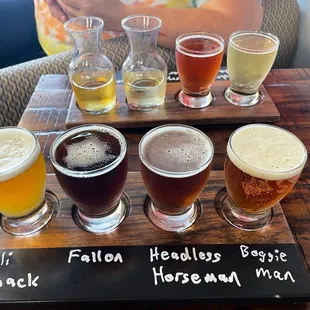 Beer &amp; wine!    Great beers!