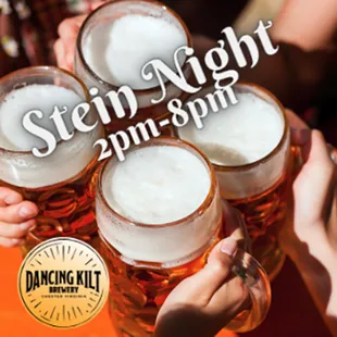 Stein Night Every Tuesday @ the Kilt