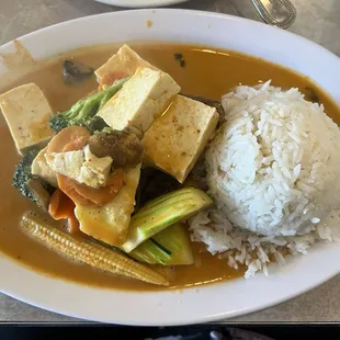 Panang Curry with tofu