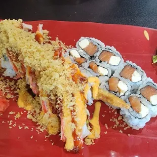 sushi, sushi and sashimi, food, sashimi
