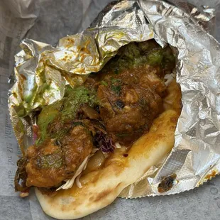 Jimbu chicken nanwitch