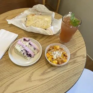 Beet and Chevre Sandwich